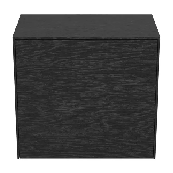 Dulap baza suspendat Ideal Standard Atelier Conca 2 sertare cu blat 60 cm finisaj stejar inchis [4]