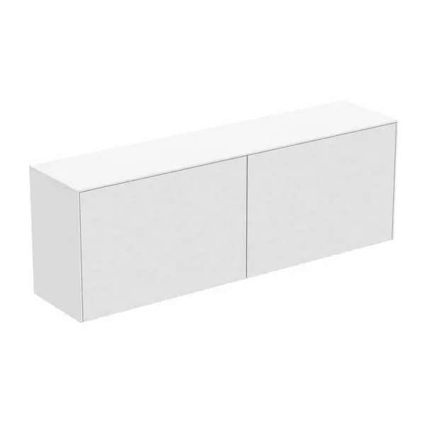 Mobilier Baie - Dulap baza suspendat Ideal Standard Atelier Conca 2 sertare cu blat 160 cm alb mat