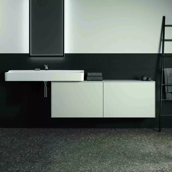 Dulap baza suspendat Ideal Standard Atelier Conca 2 sertare cu blat 160 cm alb mat [3]