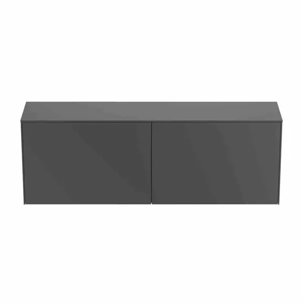 Dulap baza suspendat Ideal Standard Atelier Conca 2 sertare cu blat 160 cm antracit mat [5]