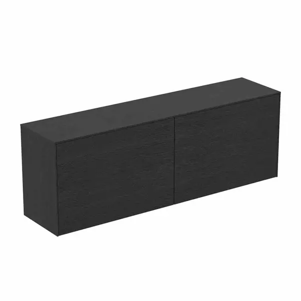 Mobilier Baie - Dulap baza suspendat Ideal Standard Atelier Conca 2 sertare cu blat 160 cm finisaj stejar inchis