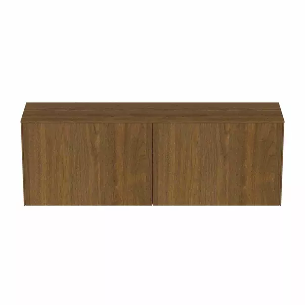 Dulap baza suspendat Ideal Standard Atelier Conca 2 sertare cu blat 160 cm finisaj nuc inchis [7]