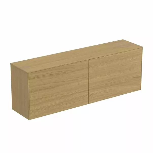 Dulap baza suspendat Ideal Standard Atelier Conca 2 sertare cu blat 160 cm finisaj stejar deschis [2]