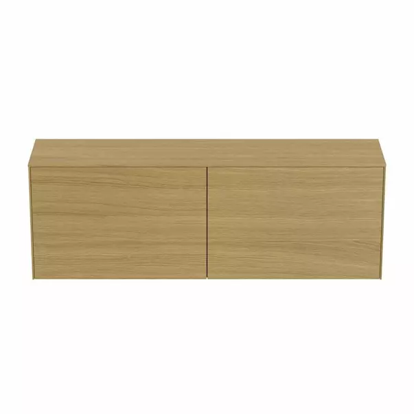 Dulap baza suspendat Ideal Standard Atelier Conca 2 sertare cu blat 160 cm finisaj stejar deschis [7]