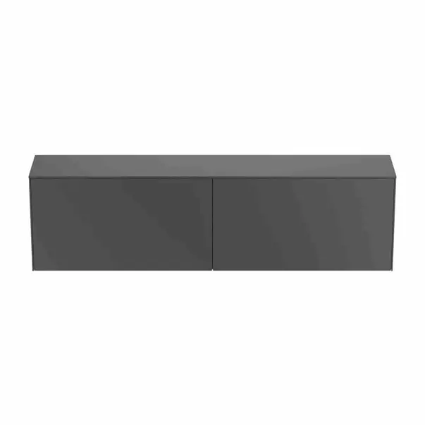 Dulap baza suspendat Ideal Standard Atelier Conca 2 sertare cu blat 200 cm antracit mat [5]