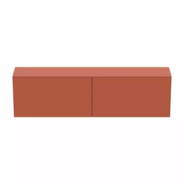 Dulap baza suspendat Ideal Standard Atelier Conca 2 sertare cu blat 200 cm rosu - oranj mat [7]