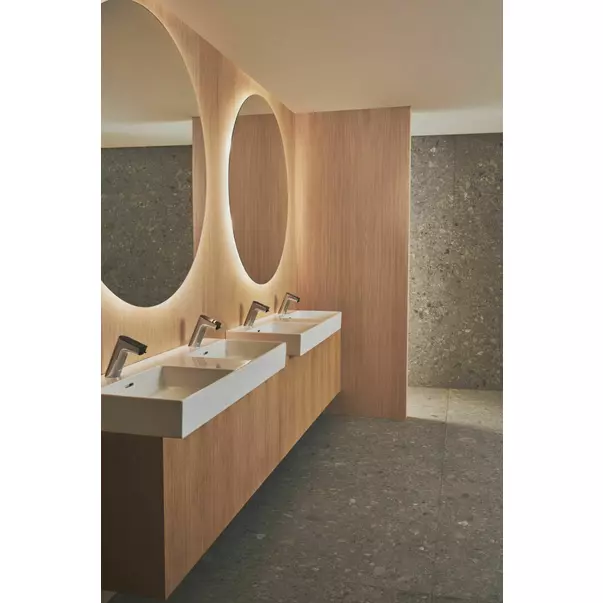 Dulap baza suspendat Ideal Standard Atelier Conca 2 sertare cu blat 200 cm finisaj nuc inchis [5]