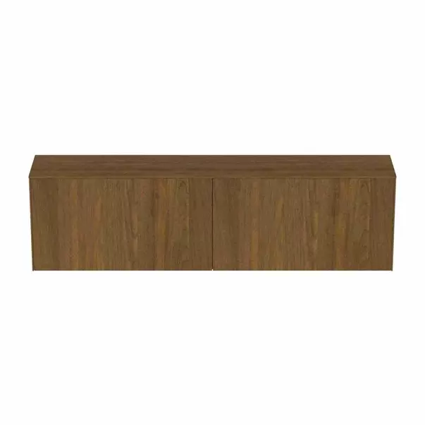 Dulap baza suspendat Ideal Standard Atelier Conca 2 sertare cu blat 200 cm finisaj nuc inchis [7]