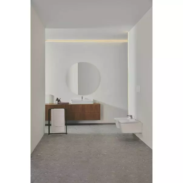 Dulap baza suspendat Ideal Standard Atelier Conca finisaj nuc inchis 2 sertare cu blat 240 cm [3]