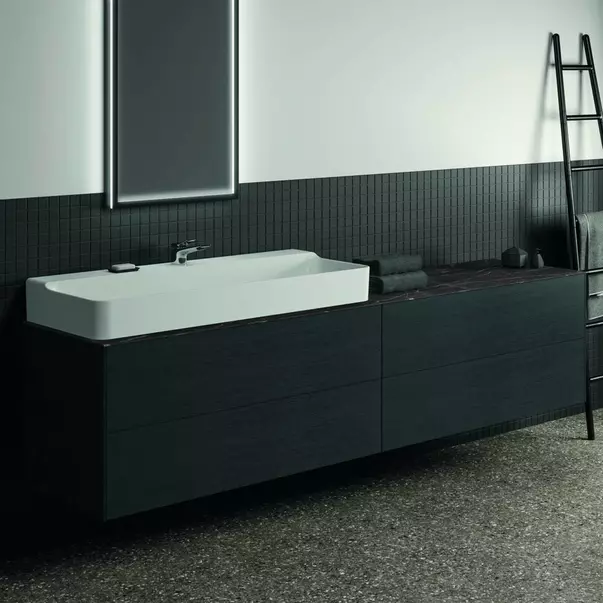 Dulap baza suspendat Ideal Standard Atelier Conca finisaj stejar inchis 4 sertare 240 cm [2]