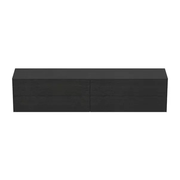 Dulap baza suspendat Ideal Standard Atelier Conca finisaj stejar inchis 4 sertare cu blat 240 cm [5]