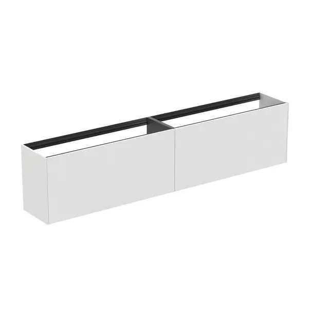 Dulap baza suspendat Ideal Standard Atelier Conca 2 sertare 240 cm alb mat [2]