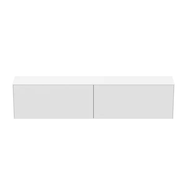 Dulap baza suspendat Ideal Standard Atelier Conca 2 sertare cu blat 240 cm alb mat [5]