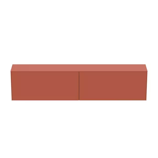 Dulap baza suspendat Ideal Standard Atelier Conca 2 sertare cu blat 240 cm rosu - oranj mat [7]