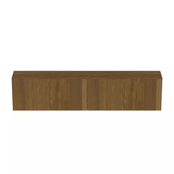 Dulap baza suspendat Ideal Standard Atelier Conca 2 sertare cu blat 240 cm finisaj nuc inchis [7]