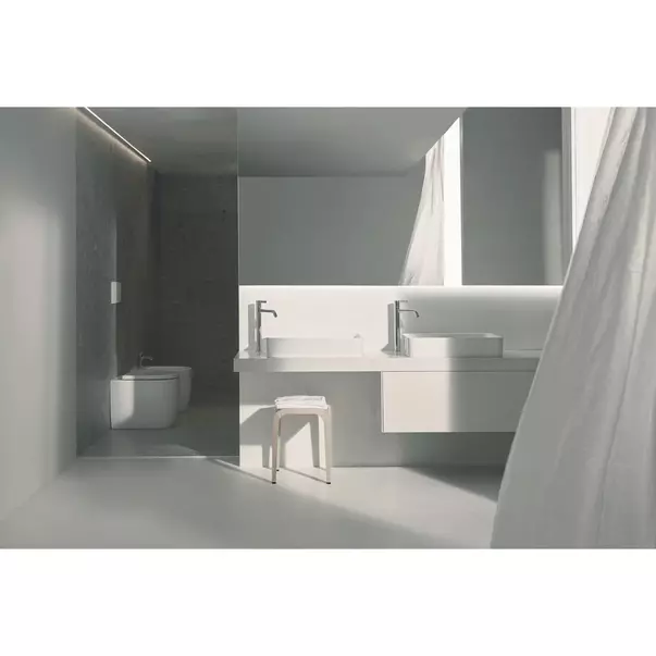 Blat pentru lavoar Ideal Standard Atelier Conca fara decupaj alb mat 240 cm [4]