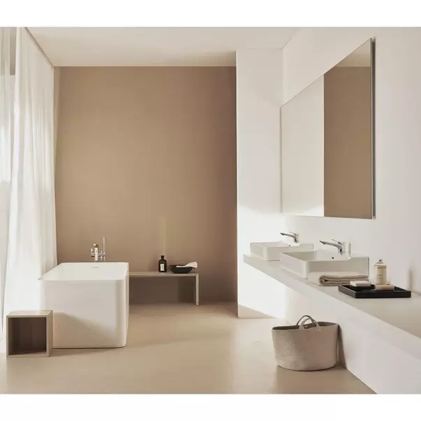 Blat pentru lavoar Ideal Standard Atelier Conca fara decupaj alb mat 240 cm [8]
