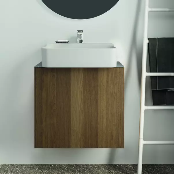 Blat ceramic pentru lavoar Ideal Standard Atelier Conca finisaj gri deschis 60 cm [3]