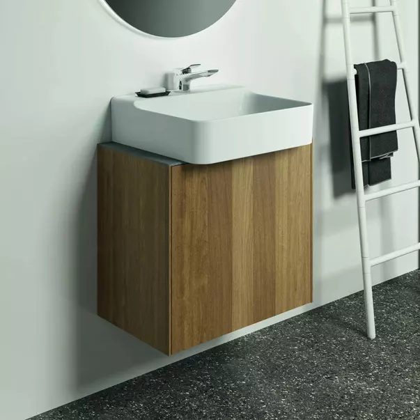 Blat ceramic pentru lavoar Ideal Standard Atelier Conca finisaj gri deschis 60 cm [5]