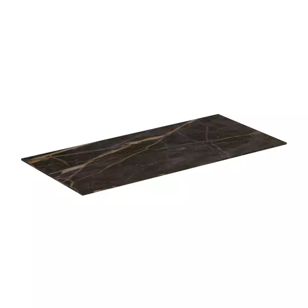  Dulapuri baie - Blat ceramic pentru lavoar Ideal Standard Atelier Conca finisaj negru marmura 80 cm