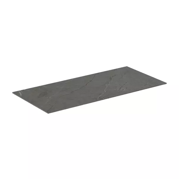  Dulapuri baie - Blat ceramic pentru lavoar Ideal Standard Atelier Conca finisaj gri deschis 80 cm