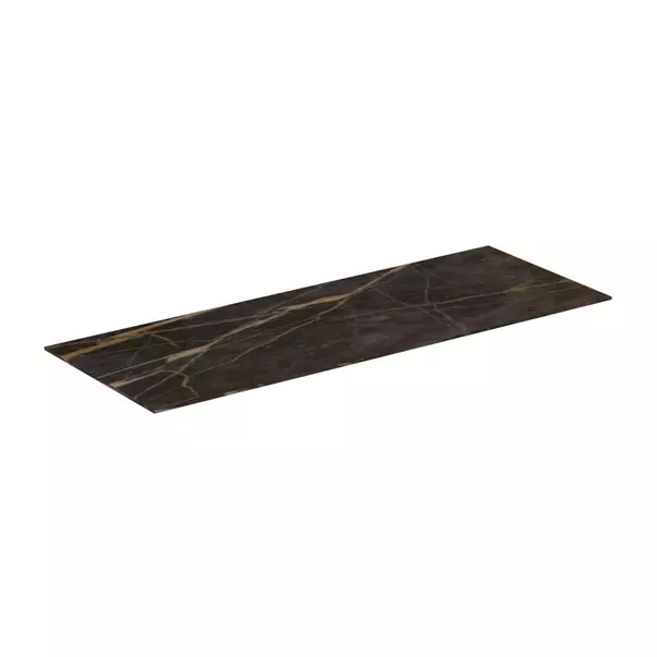 Blat ceramic pentru lavoar Ideal Standard Atelier Conca finisaj negru marmura 100 cm [2]