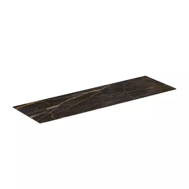 Blat ceramic pentru lavoar Ideal Standard Atelier Conca finisaj negru marmura 120 cm [2]