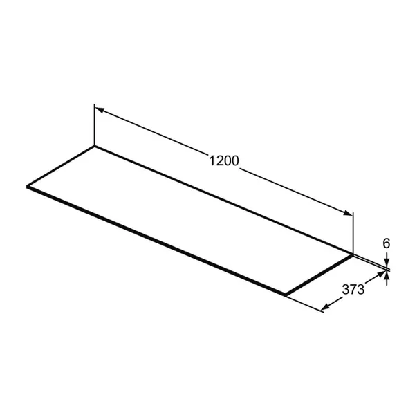 Blat ceramic pentru lavoar Ideal Standard Atelier Conca finisaj alb marmura 120 cm [10]