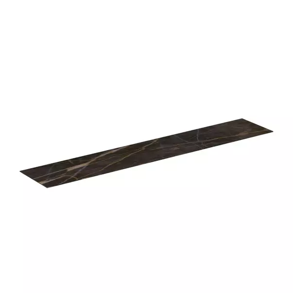  Dulapuri baie - Blat ceramic pentru lavoar Ideal Standard Atelier Conca finisaj negru marmura 200 cm