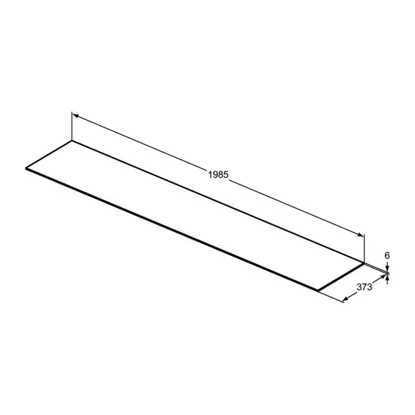 Blat ceramic pentru lavoar Ideal Standard Atelier Conca finisaj gri deschis 200 cm [9]