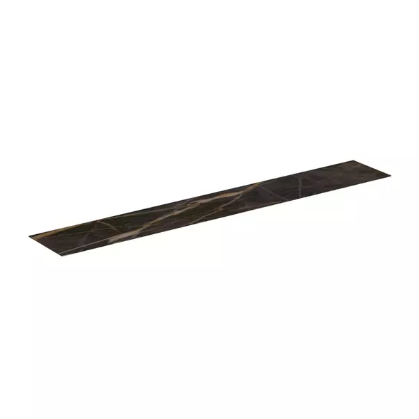 Blat ceramic pentru lavoar Ideal Standard Atelier Conca finisaj negru marmura 240 cm [2]