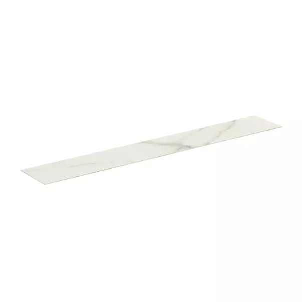  Dulapuri baie - Blat ceramic pentru lavoar Ideal Standard Atelier Conca finisaj alb marmura 240 cm