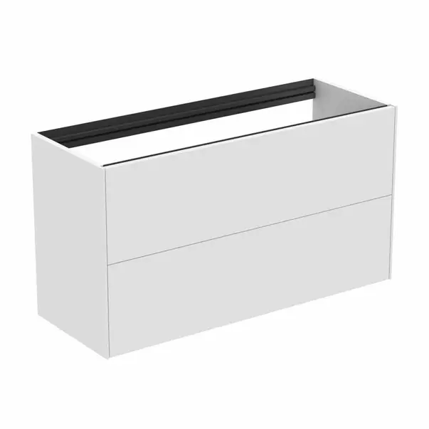 Mobilier Baie - Dulap baza suspendat Ideal Standard Atelier Conca 2 sertare 100 cm alb mat