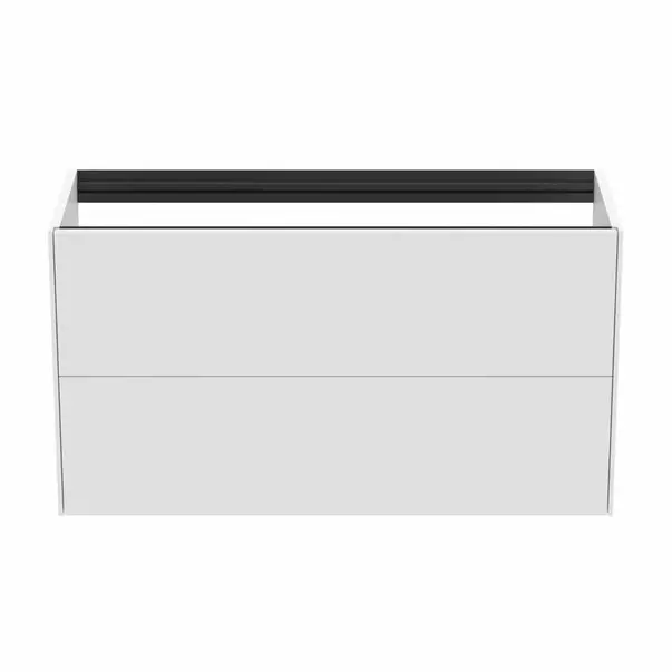 Dulap baza suspendat Ideal Standard Atelier Conca 2 sertare 100 cm alb mat [4]