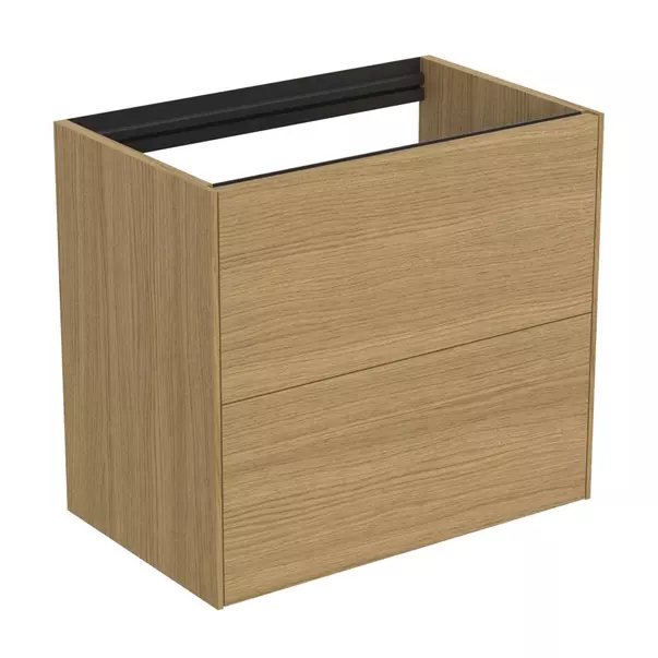 Dulap baza suspendat Ideal Standard Atelier Conca 2 sertare 60 cm finisaj stejar deschis [2]