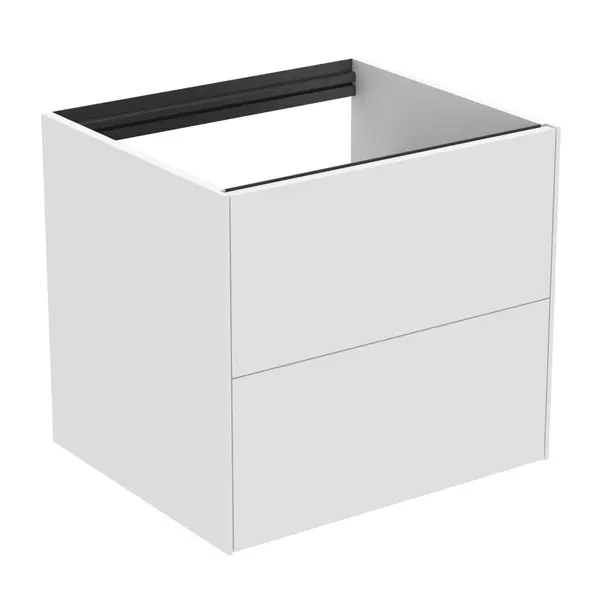 Mobilier Baie - Dulap baza suspendat Ideal Standard Atelier Conca alb mat 2 sertare 60 cm