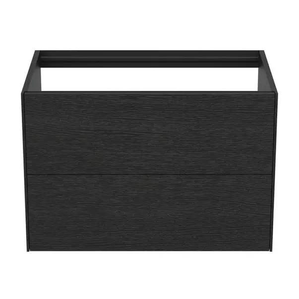 Dulap baza suspendat Ideal Standard Atelier Conca finisaj stejar inchis 2 sertare 80 cm [5]