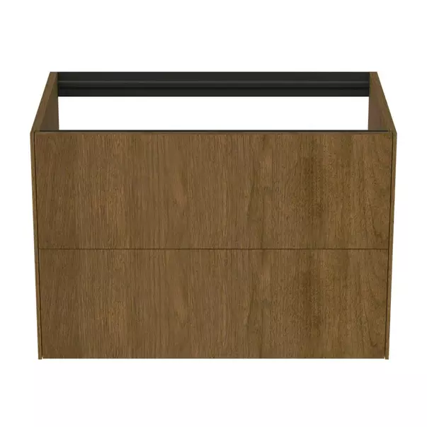 Dulap baza suspendat Ideal Standard Atelier Conca finisaj nuc inchis 2 sertare 80 cm [5]