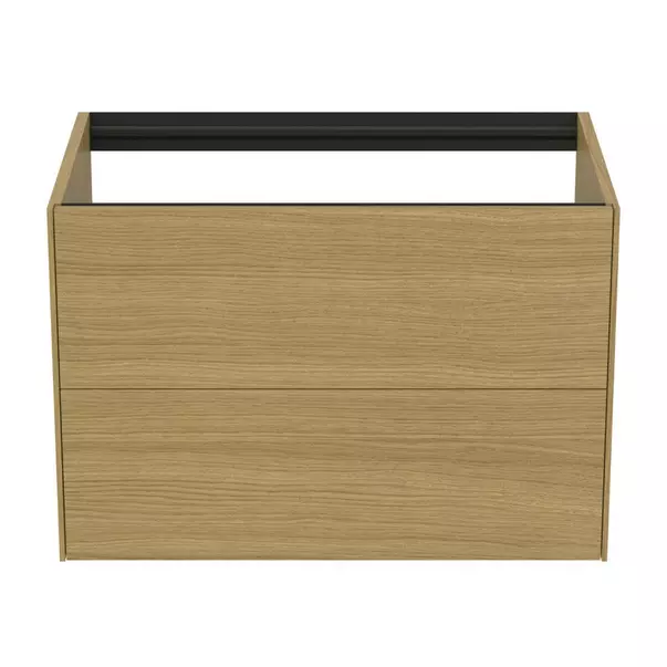 Dulap baza suspendat Ideal Standard Atelier Conca finisaj stejar deschis 2 sertare 80 cm [5]