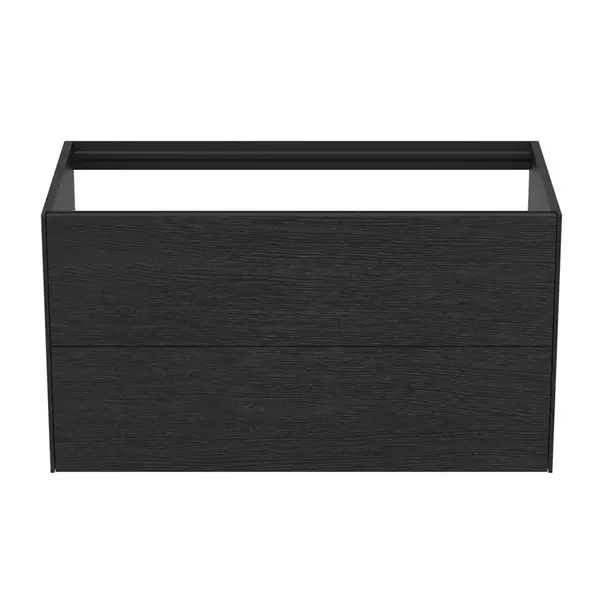 Dulap baza suspendat Ideal Standard Atelier Conca finisaj stejar inchis 2 sertare 100 cm [5]
