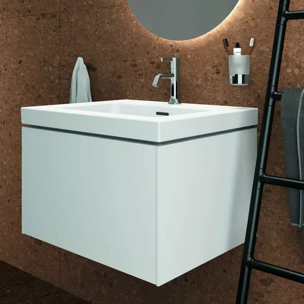 Lavoar pe mobilier Ideal Standard Atelier Extra alb lucios 61 cm [6]