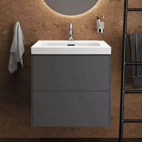Lavoar pe mobilier Ideal Standard Atelier Extra alb mat 61 cm [7]
