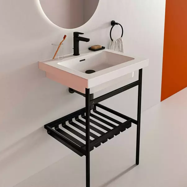 Lavoare - Lavoar pe mobilier Ideal Standard Atelier Extra alb lucios cu orificiu preaplin 61 cm