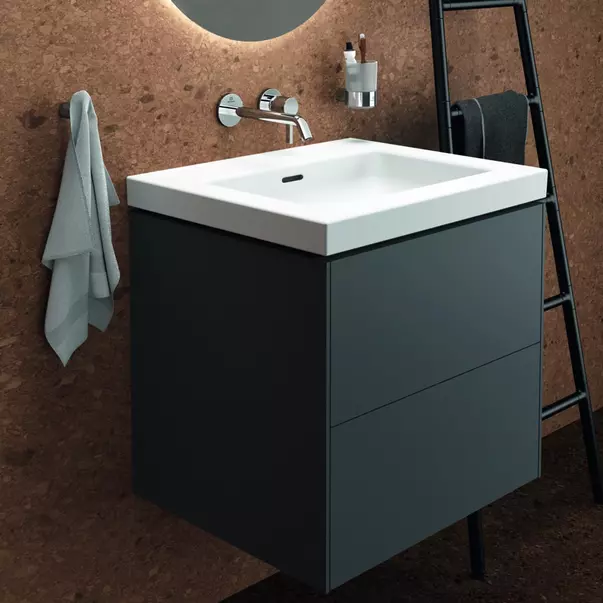 Lavoar pe mobilier Ideal Standard Atelier Extra alb lucios cu orificiu preaplin 61 cm [3]