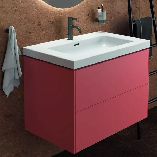 Lavoar pe mobilier Ideal Standard Atelier Extra alb lucios 81 cm [6]