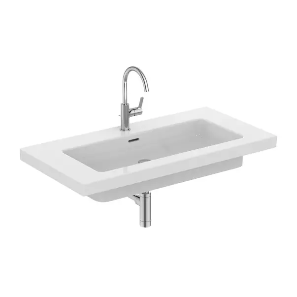 Lavoar pe mobilier Ideal Standard Atelier Extra alb lucios 101 cm [8]