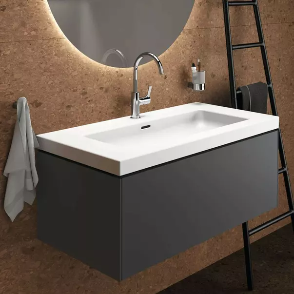Lavoar pe mobilier Ideal Standard Atelier Extra alb mat 101 cm [2]