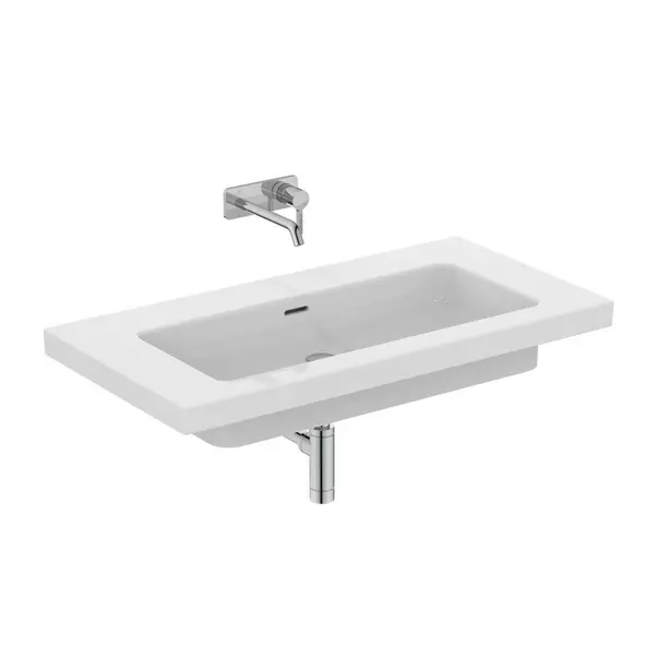 Lavoar pe mobilier Ideal Standard Atelier Extra alb lucios cu orificiu preaplin 101 cm [11]