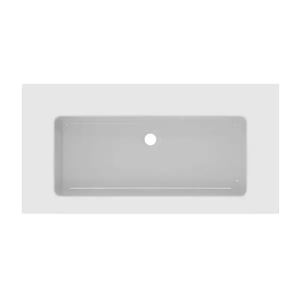 Lavoar pe mobilier Ideal Standard Atelier Extra alb lucios cu orificiu preaplin 101 cm [9]
