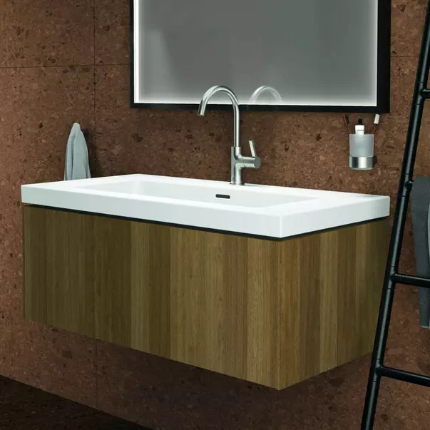 Lavoar pe mobilier Ideal Standard Atelier Extra alb lucios 121 cm [4]